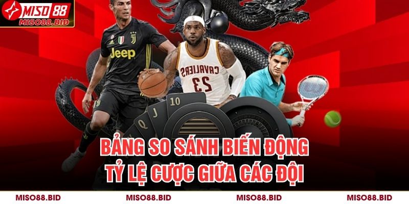Bóng Rổ Ảo Là Gì? Cách Hiểu Và Chơi Hiệu Quả Tại MISO88 4 Bảng so sánh biến động tỷ lệ cược giữa các đội