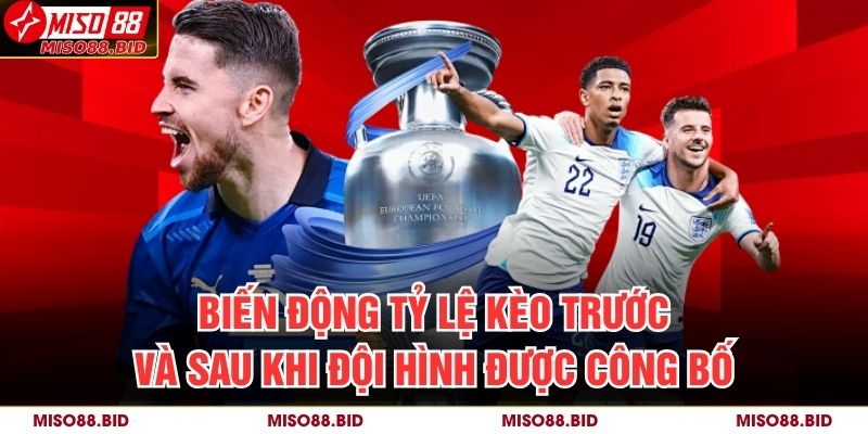 Kèo Hòa Đồng Banh Là Gì? Cách Chơi Hiệu Quả Tại MISO88 3 Biến động tỷ lệ kèo trước và sau khi đội hình được công bố